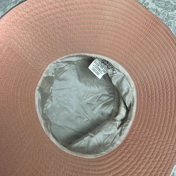 Vintage Hermes Bucket Hat Size 55 Black  Authentic H Logo Embroidered France - Picture 2 of 6